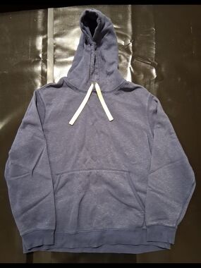 Newport Navy Pullover Hoodie with Contrasting Drawcords